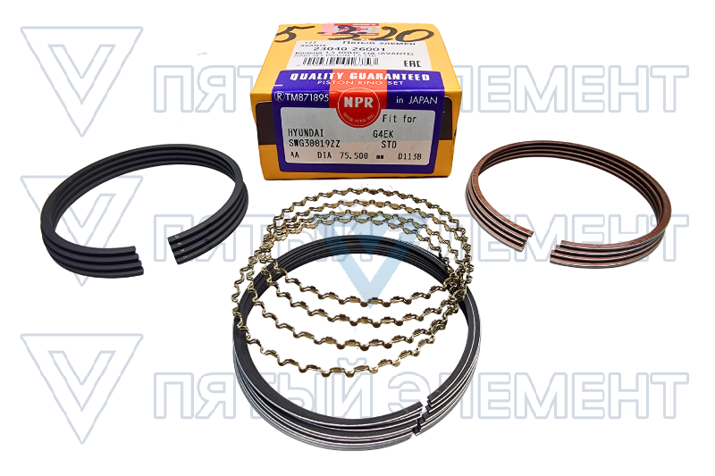 Кольца 1,5 DOHC стд (AVANTE) 23040-26001