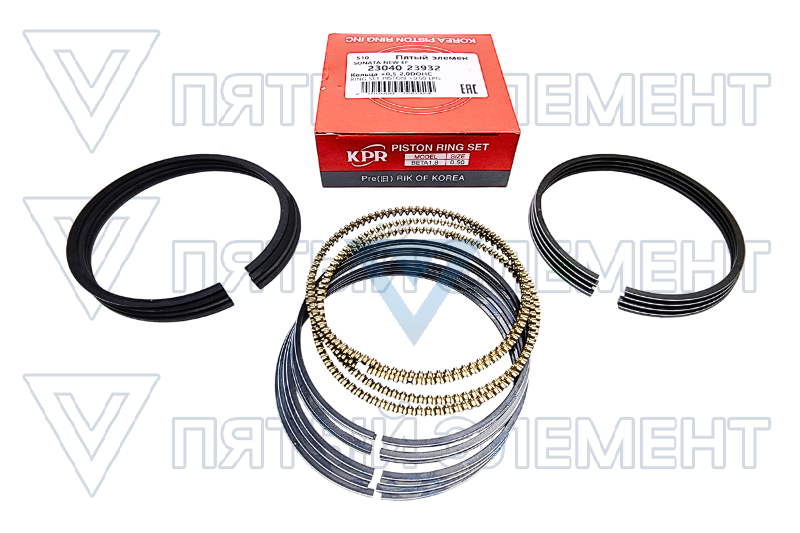 Кольца +0,5 2,0DOHC газ.(SONATA EF NEW) 23040-23932