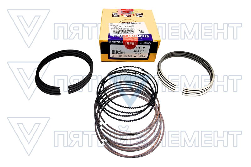 Кольца 2,0 DOHC +0,5 газов.(SONATA VI) 23040-25000